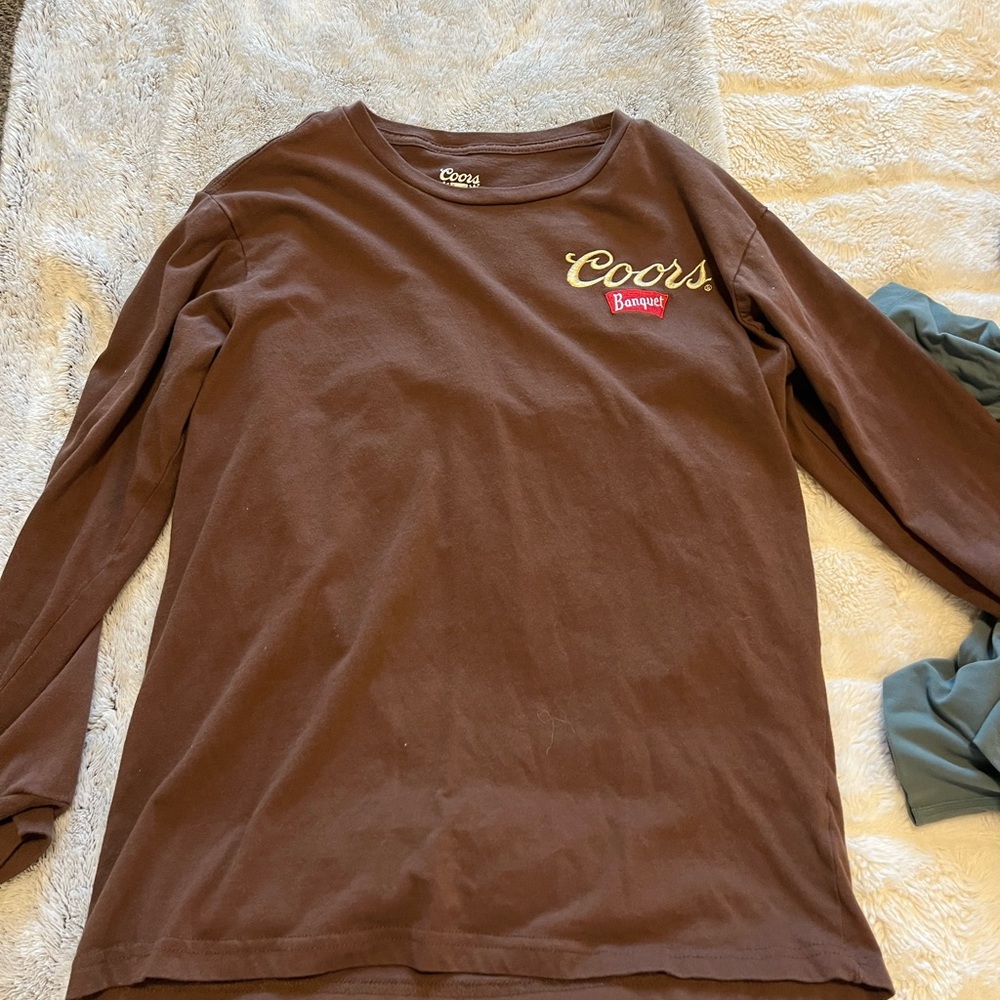 Brown Long-Sleeve  Shirt